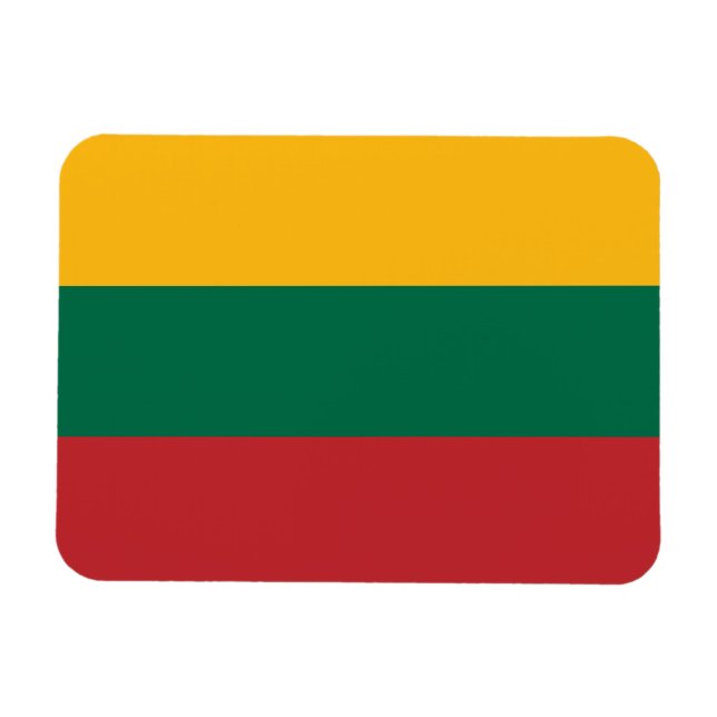 Imán Bandera de Lituania (Horizontal)