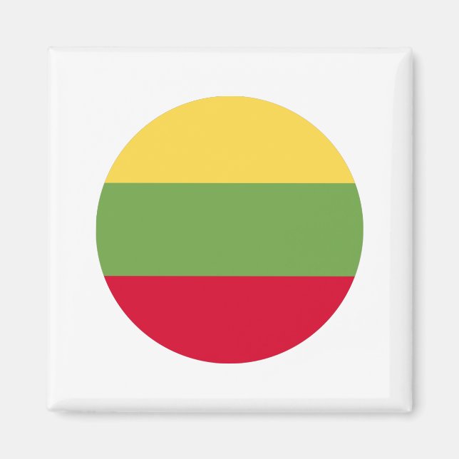 Imán Bandera de Lituania (Frente)