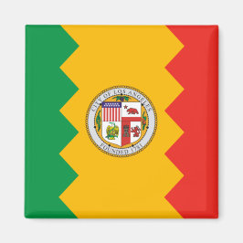 Imán Bandera de Los Ángeles (California, Estados Unidos