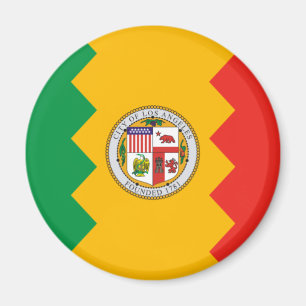 Imán Bandera de Los Ángeles (California, Estados Unidos