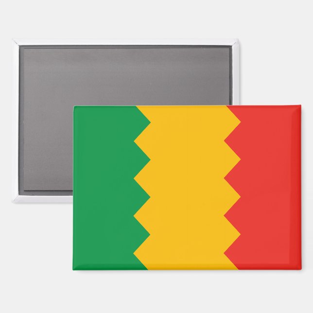 Imán Bandera de Los Angeles NoSeal California Golden St (Anverso/Reverso)