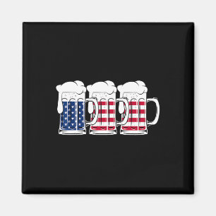 Imán Bandera De Los Ee.Uu. Merica Bebida Hombres Americ