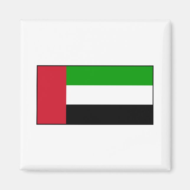 Imán Bandera de los Emiratos Árabes Unidos (Frente)