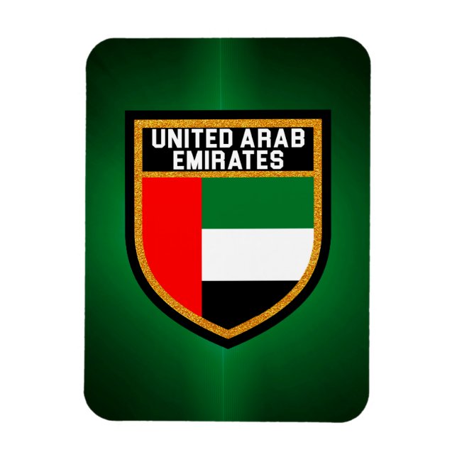 Imán Bandera de los Emiratos Árabes Unidos (Vertical)
