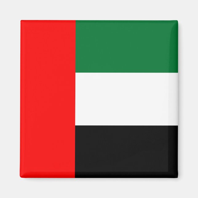 Imán Bandera de los Emiratos Árabes Unidos (EAU) (Frente)