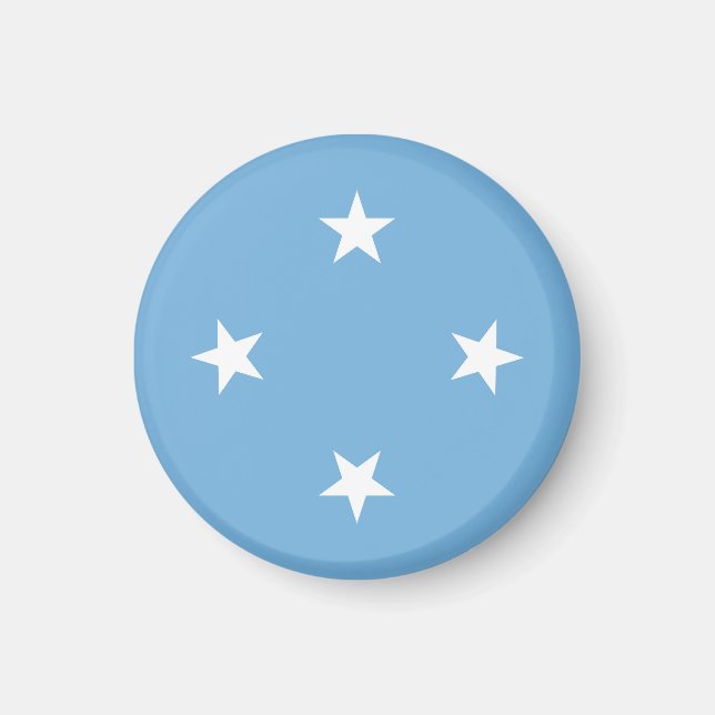 Imán Bandera de los Estados Federados de Micronesia (Frente)