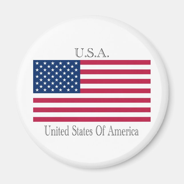 Imán Bandera de los Estados Unidos (Frente)