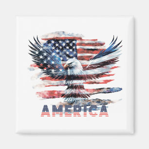 Imán Bandera de los Estados Unidos. América