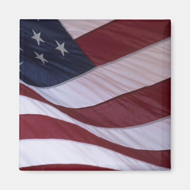 Imán Bandera de los Estados Unidos, Carolina del Norte, (Frente)