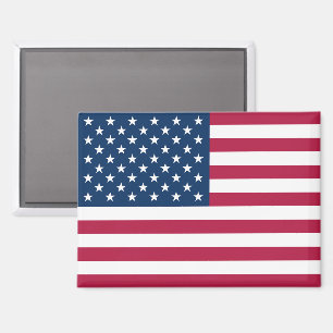 Imán bandera de los Estados Unidos de América rectangul