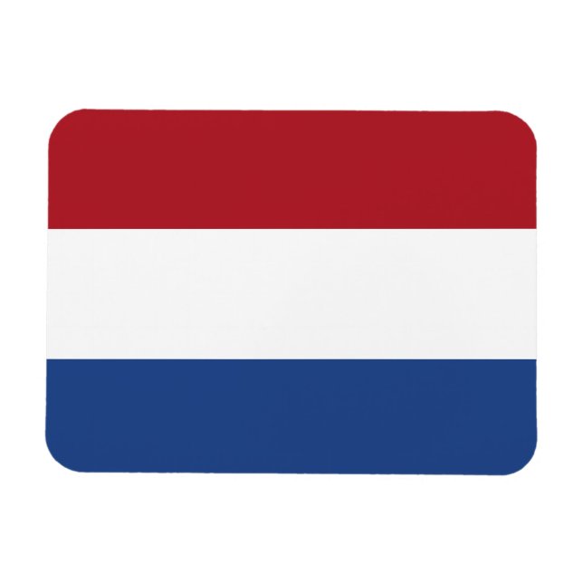 Imán Bandera de los Países Bajos (Horizontal)