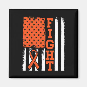Imán Bandera de lucha contra la leucemia por cáncer de