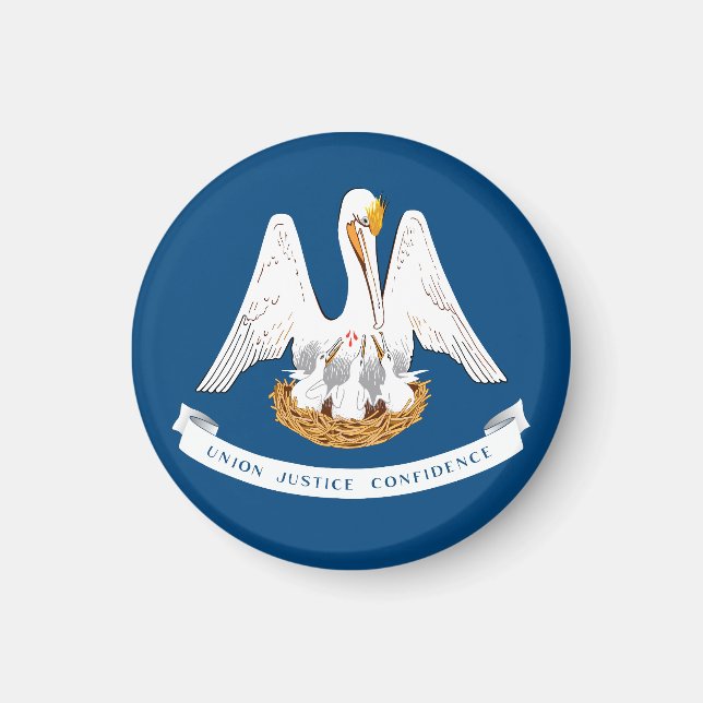 Imán Bandera de Luisiana (Frente)