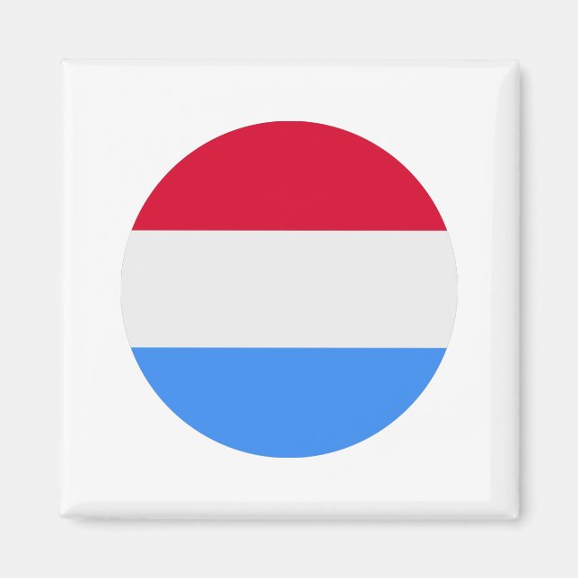 Imán Bandera de Luxemburgo (Frente)
