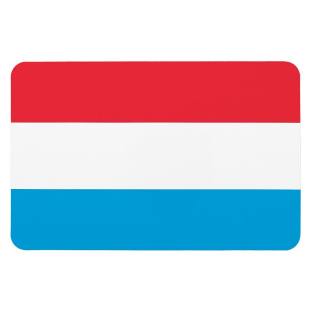 Imán Bandera de Luxemburgo (Horizontal)