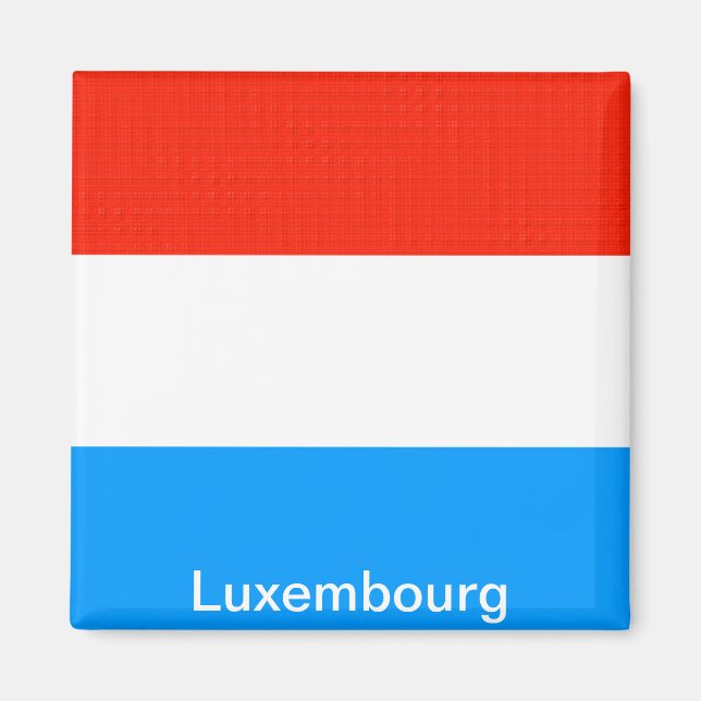 Imán Bandera de Luxemburgo (Frente)