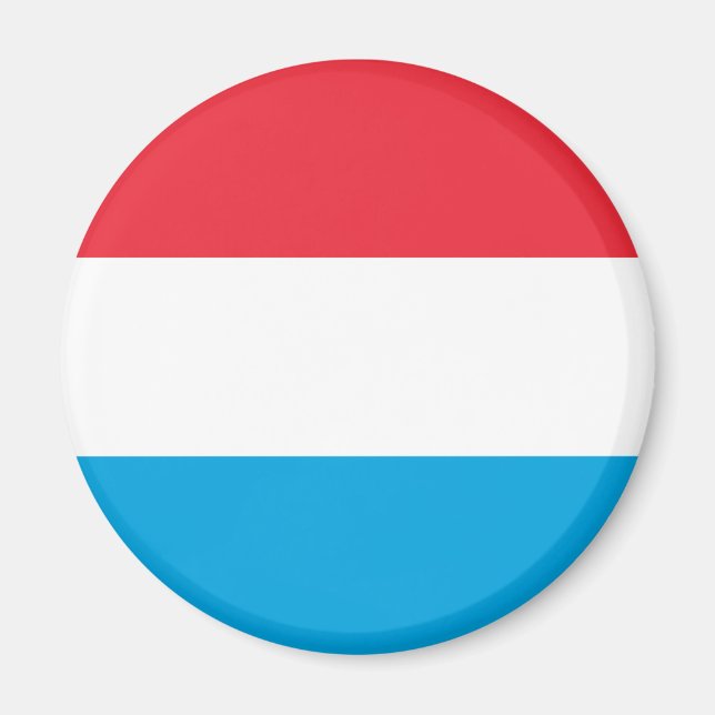 Imán Bandera de Luxemburgo (Frente)