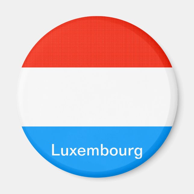 Imán Bandera de Luxemburgo (Frente)