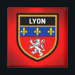 Imán Bandera de Lyon<br><div class="desc">Bandera de Lyon</div>