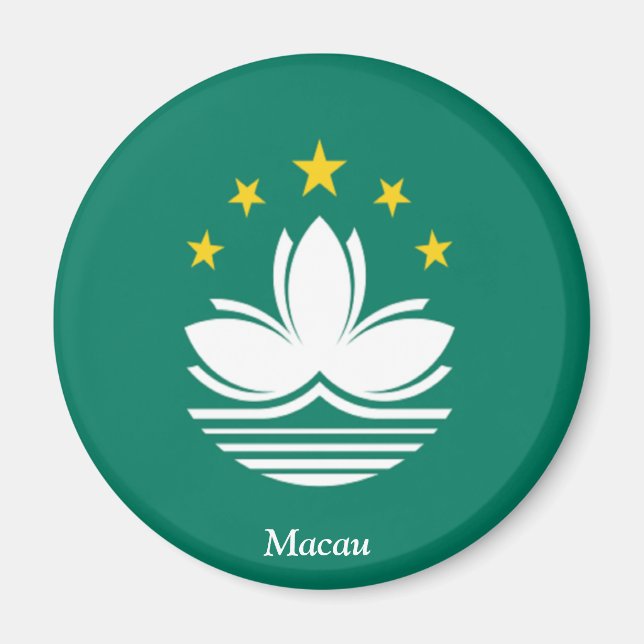 Imán Bandera de Macao (Frente)