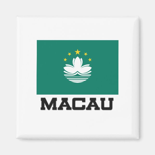 Imán Bandera de Macao (Frente)