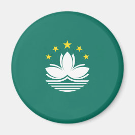 Imán Bandera de Macao (región china)