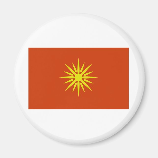 Imán Bandera de Macedonia (Frente)