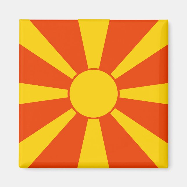 Imán Bandera de Macedonia (Frente)