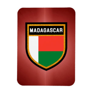 Imán Bandera de Madagascar