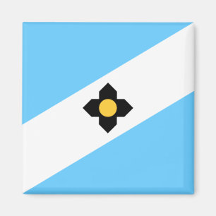 Imán Bandera de Madison (Wisconsin)