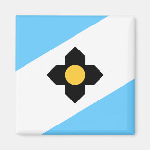 Imán Bandera de Madison, Wisconsin