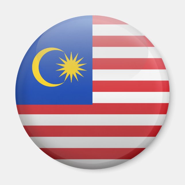Imán Bandera de Malasia (Frente)