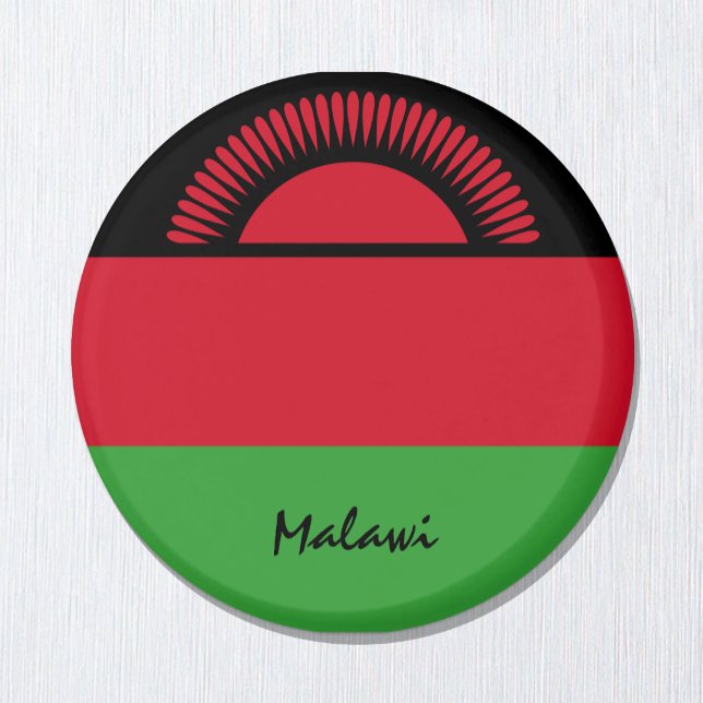 Imán Bandera de Malawi y África - fanáticos de viajes y (Subido por el creador)