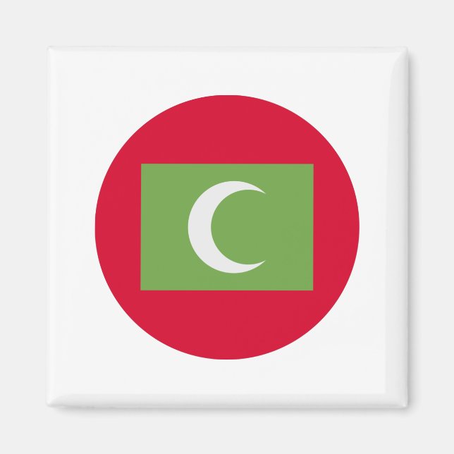 Imán Bandera de Maldivas (Frente)