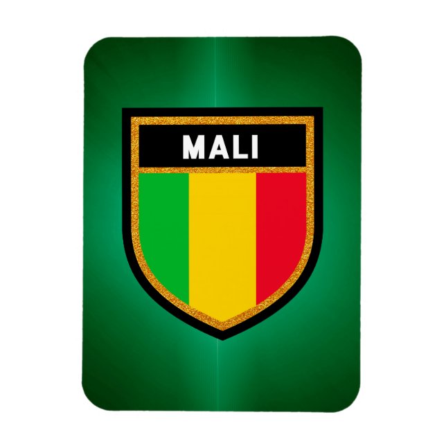 Imán Bandera de Mali (Vertical)