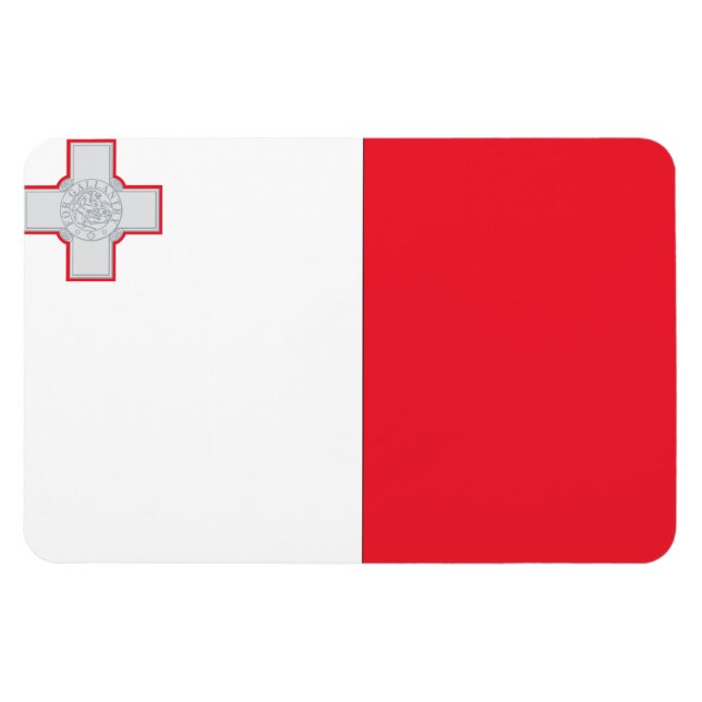 Imán Bandera de Malta (Horizontal)