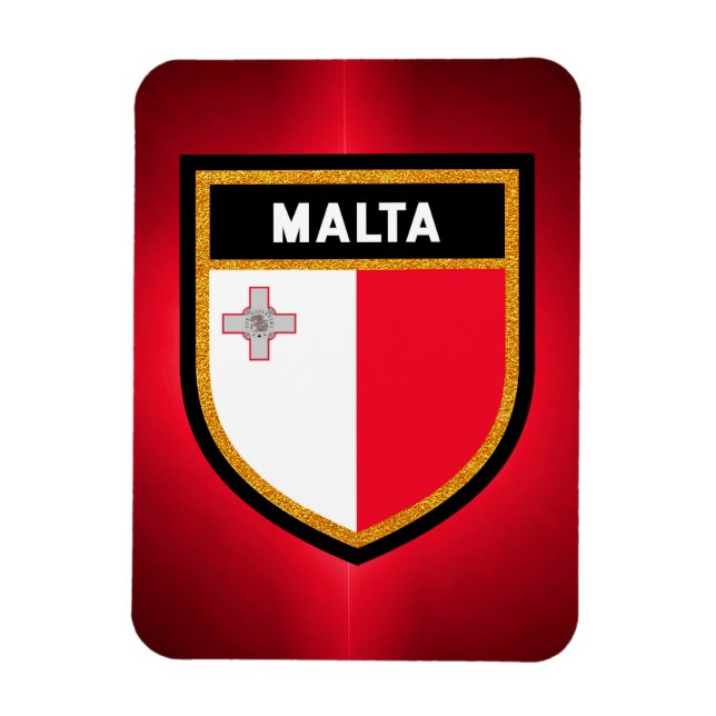 Imán Bandera de Malta (Vertical)