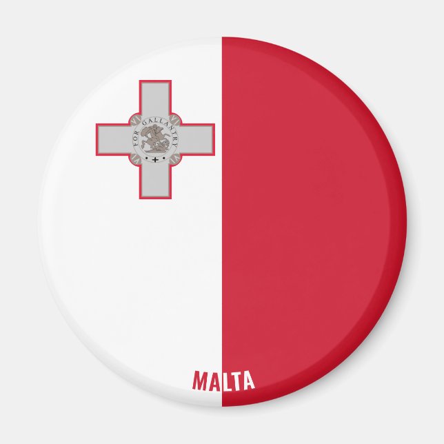 Imán Bandera de Malta encantadora patriótica (Frente)