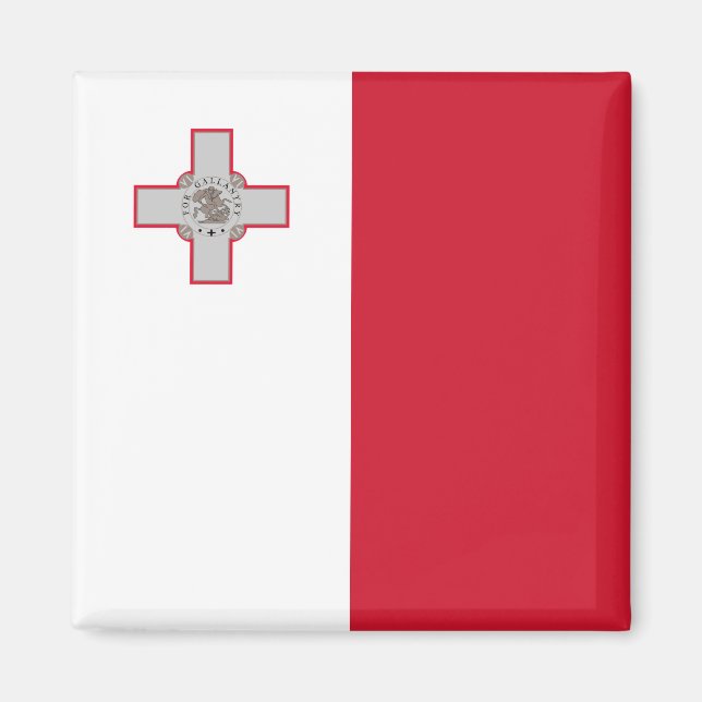 Imán Bandera de Malta (maltesa) (Frente)