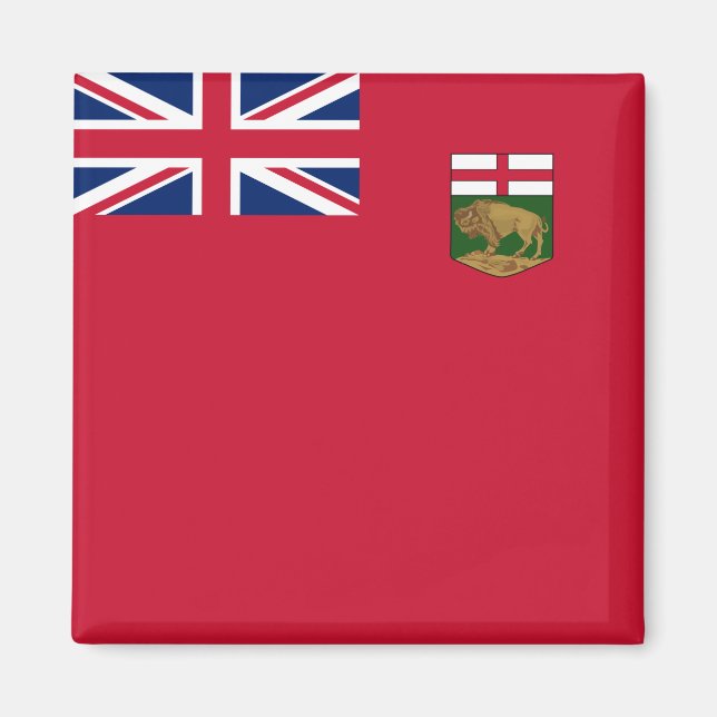 Imán Bandera de Manitoba (Frente)