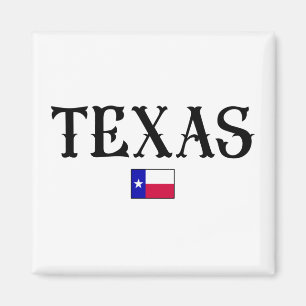 Imán Bandera de mapa del estado de Texas USA