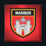 Imán Bandera de Maribor<br><div class="desc">Bandera de Maribor</div>