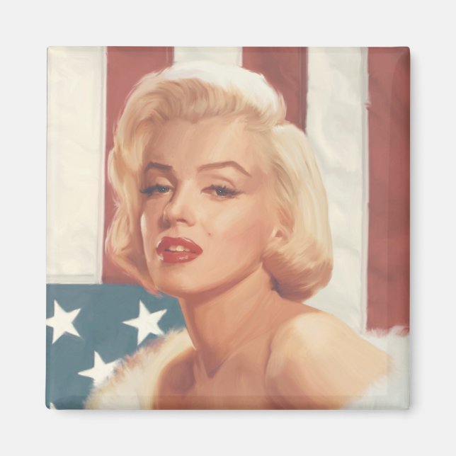 Imán Bandera de Marilyn (Frente)
