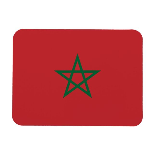 Imán Bandera de Marruecos (Horizontal)