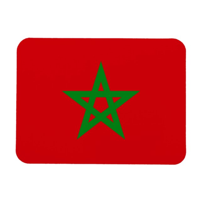 Imán Bandera de Marruecos (Horizontal)