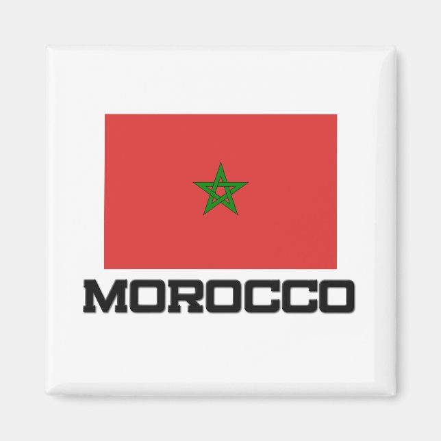 Imán Bandera de Marruecos (Frente)