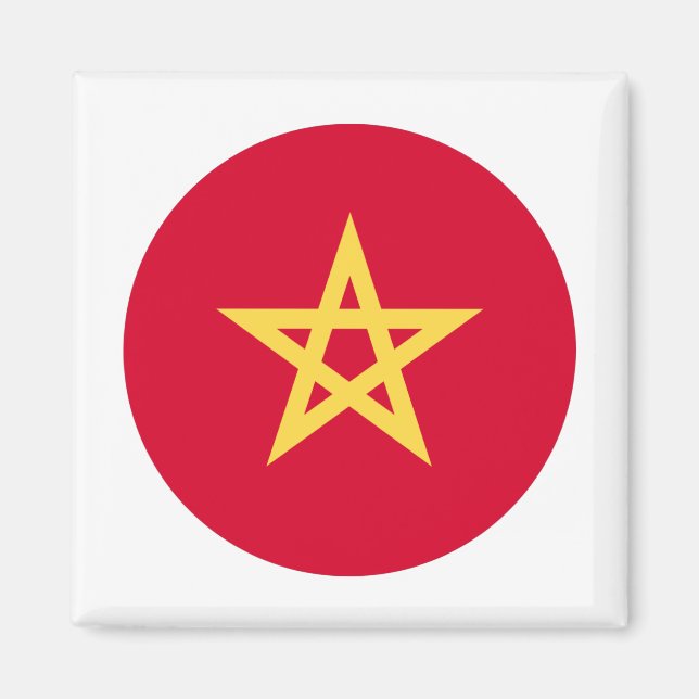 Imán Bandera de Marruecos (Frente)