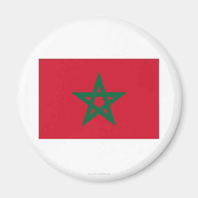 Imán Bandera de Marruecos (Frente)