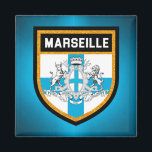 Imán Bandera de Marsella<br><div class="desc">Bandera de Marsella</div>