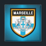 Imán Bandera de Marsella<br><div class="desc">Bandera de Marsella</div>